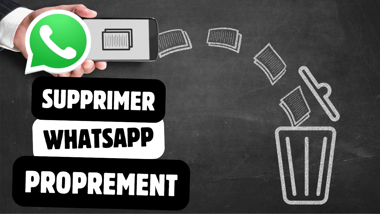 supprimer un compte whatsapp